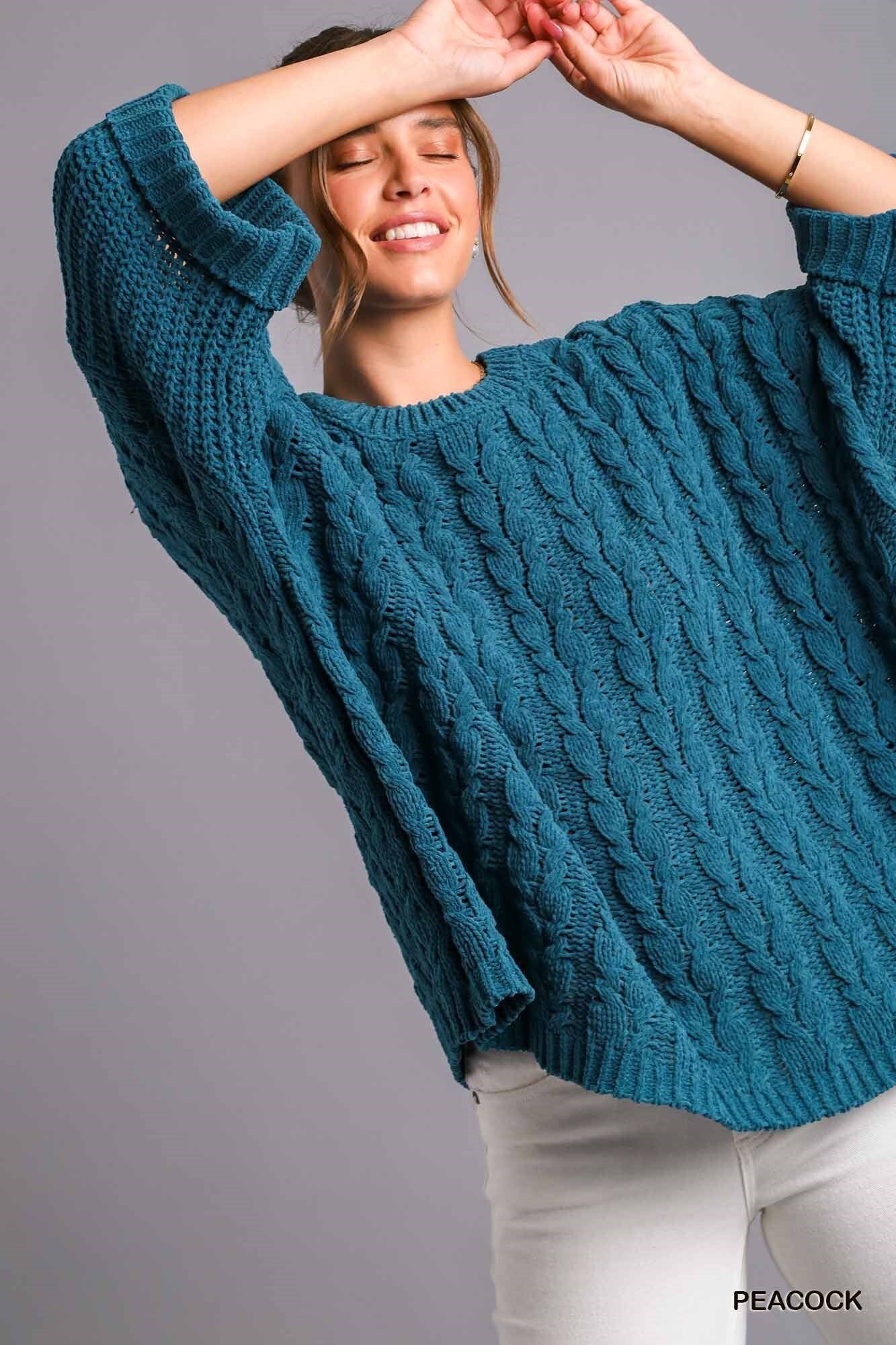 Umgee chenille sweater store