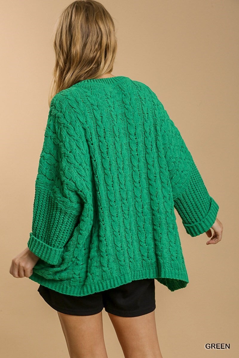 Umgee chenille sweater hot sale