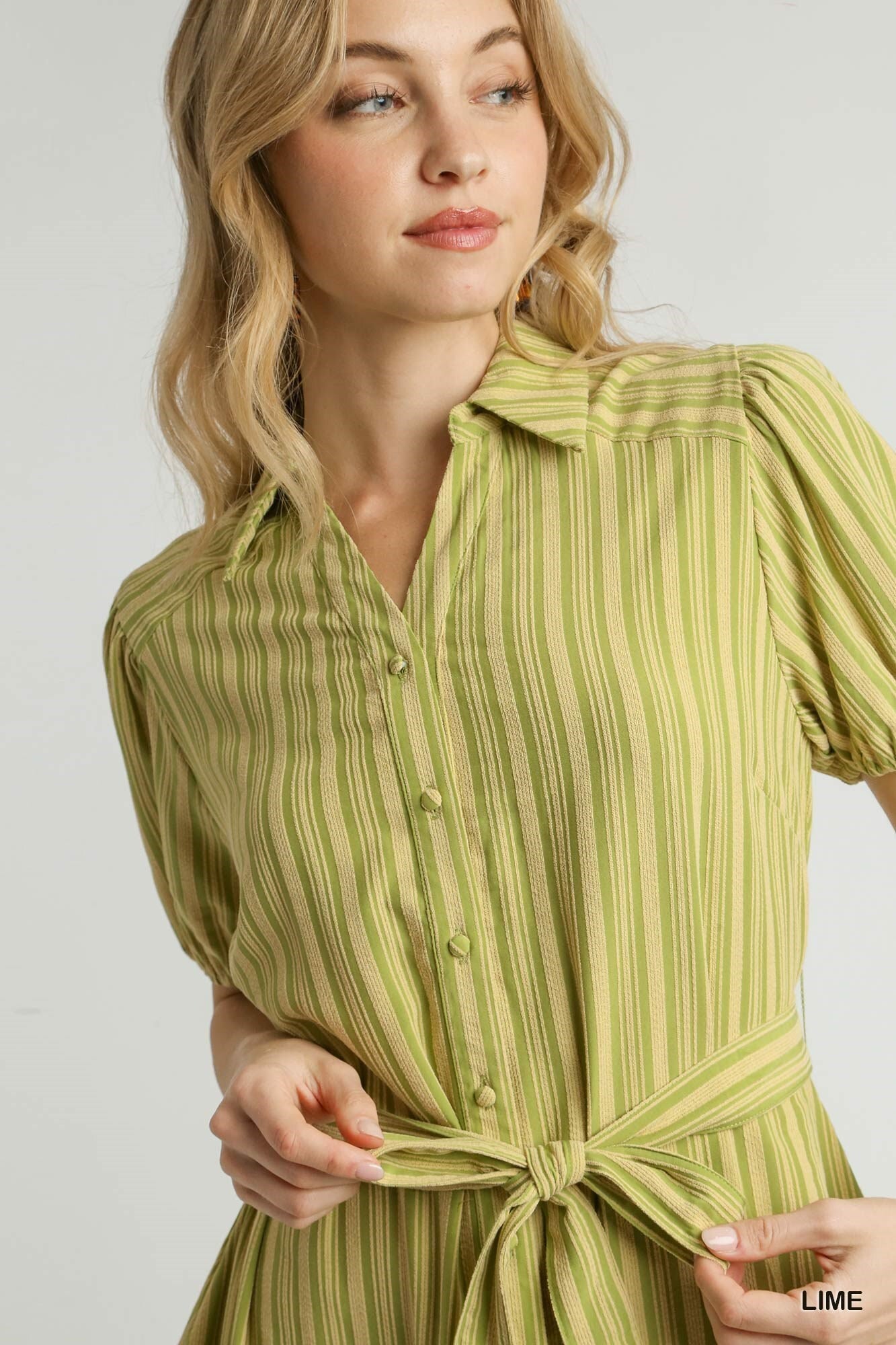 Umgee striped dress on sale